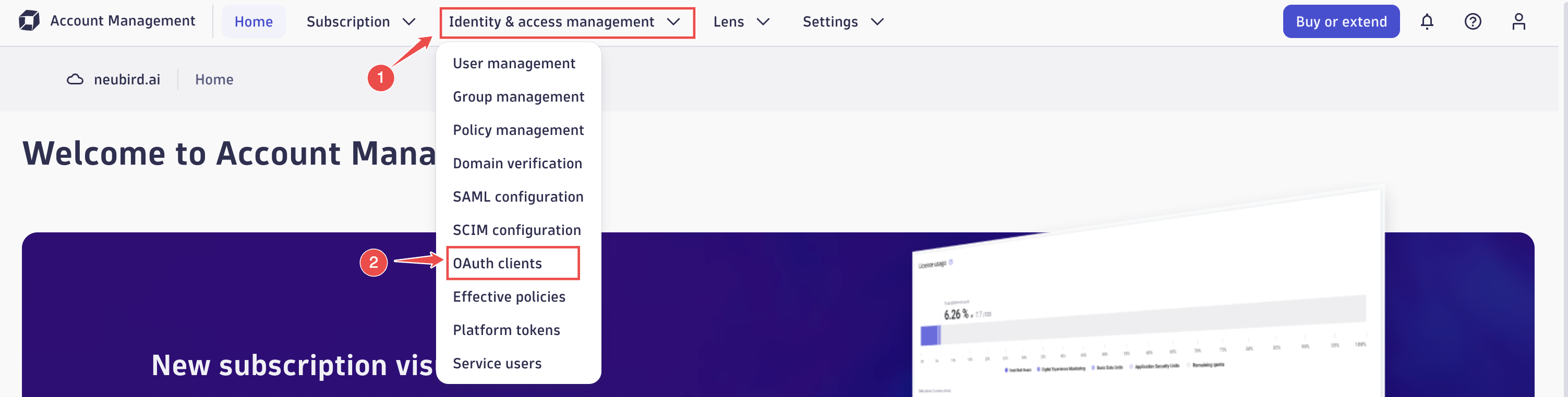 Open identity & access management