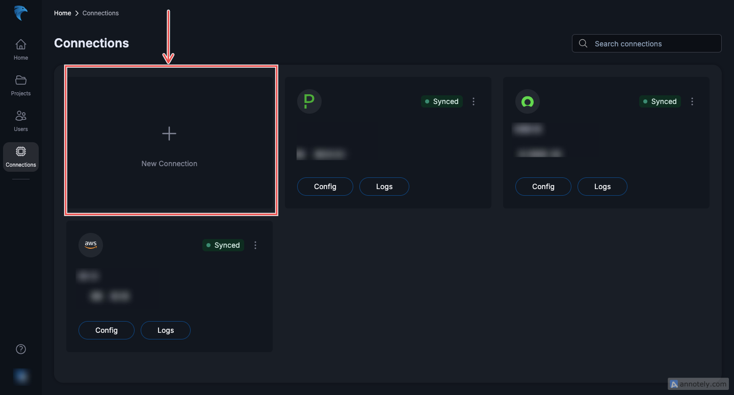 Create Elastic connection dashboard