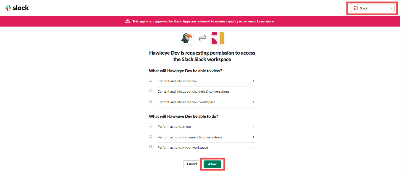 slack-authorize-connection